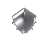 DQ-PP 1 moldura angular para esquina interior, aluminio, 13 x 13 mm, PVC, para encimera, listón de terminación de cocina, listones de pared