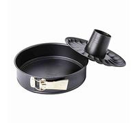 Dr. Oetker 2510 - Molde Horno Redondo Desmontable 2 fondos antiadherente 26x6,5cm., en negro