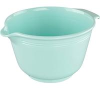 Dr. Oetker 4641 Retro Cuenco para Mezclar (2, 5 L, plástico, Verde, 21 x 21 x 14 cm