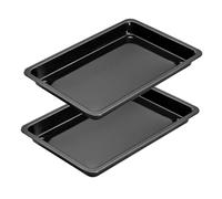 Dr Oetker 9929550 - Juego de 2 platos para horno, horno de pizza para hornear, bandeja para hornear, Bandeja para hornear, Bandeja para hornear, Pizza, Bandeja para hornear, Acero, Correo electrónico,