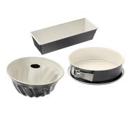 Dr. Oetker Back-Trend 4869 - Juego de 3 moldes para horno (aleación de acero, 3 unidades)