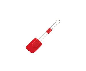 Dr. Oetker Espátula 26,5Cm, silicona, rojo e inoxidable, 26,5 cm