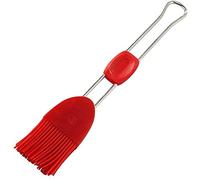 Dr. Oetker Flexxibel Pincel de Cocina para Pastelería y Aliños, Silicona resistente desde -40ºC a 230ºC, Mango de Acero Inoxidable, Color Rojo, 210x37x15 mm, 1 ud.