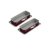 Dr Oetker Juego de 2 moldes para tartas con bisagras Back-Liebe Bicolor 30 cm