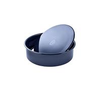 Dr. Oetker Molde para Horno Desmontable Redondo Borde Liso para Tarta y bizcocho, Base Cuarzo esmaltado y Antiadherente, Azul Oscuro, 26cm (2362)