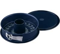 Dr. Oetker Molde repostería horno desmontable redondo doble base antigoteo para servir y cierre hermético de seguridad, base esmaltada y aro antiadherente de cuidada calidad, 26cm, 1ud. BACK-LIEBE