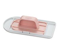 Dr. Oetker Molde tartas-Espátula cocina-Espátula alisar fondant-Fondant rosa-Decoración fondant-Herramienta de fondant para alisar o decorar tartas, pasteles, repostería, 11 y 17cm, 1ud.