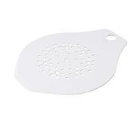 Dr. Oetker Paleta para tartas de 36 cm de diámetro, para decorar, pala para decorar tartas, decoración de tartas de alta calidad, utensilios de cocina de plástico (color blanco), cantidad: 1 pieza