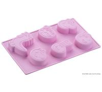 Dr. Oetker Peppa Pig Molde de Silicona para Mini Pasteles, Diseño Peppa y Amigos, Molde de Horno de Silicona Platino, Resistente al calor y Ácidos, Apto para Lavavajillas, 30x17x2 cm, 1 ud.