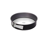 Dr. Oetker Tradition Molde Desmontable 26 cm, Base de Cristal, Molde Bizcocho Redondo, Color Negro, Molde Horno 26 x 6.5 cm, Resistente hasta 230ºC, 1 Unidad