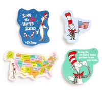 Dr. Seuss: Sing the 50 United States! Stickers - Sticker Set of 4