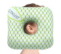 DRADERCH Piercing Cojín con Agujero, Cojín para Oreja Ajustable para Dormir de Lado, Almohada con Agujero para Aliviar la Presión, Almohada Donut para Tapones de Oídos y Dolor de Oreja