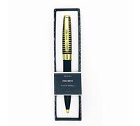 DRAEGER PARIS 1886 - Bolígrafo Retráctil THE BEST - Azul Noche y Oro - Escritura Fluida y Elegante - Diseño Ergonómico y Sofisticado - Presentación de Lujo con Estuche de Regalo