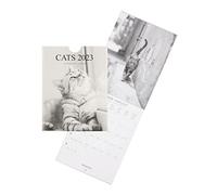 DRAEGER PARIS 1886 - Petit calendrier mural Chats noir et blanc - 2023