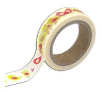 DRAEGER PARIS 1886 Toga MT133 PIOU PIOU Masking Tape Washi Tape 1,5 x 1000 x 0,1 cm, Multicolor