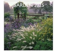 DRAEGER PARIS - Large Wall Calendar 2025-29x29cm - Sept 2024 to Dec 2025-15 months - Written in 7 languages - Theme ‘The most beautiful gardens - Vegetable inks - FSC®-certified paper