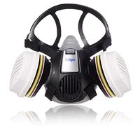 Dräger X-plore 3300 Semi máscara con filtros A1B1E1K1 Hg P3 R D | Máscara de protección para químicos, vapor, conservantes, pesticidas, herbicidas, respirador para laboratorio, tintorería | Talla S