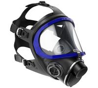 Dräger X-plore 5500 Máscara respiratoria completa de calidad con conexión de rosca de doble filtro para aplicaciones personales e industriales