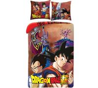 Dragon Ball Super Funda Nórdica Cama 90 140x200 + Funda Goku Vegeta