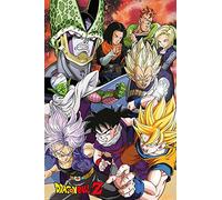 Dragon Ball Z Póster Cell Saga (61 cm x 91,5 cm) + un póster sorpresa.