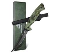 DRAGON RIOT Cuchillo Fileteador de Pescado 5 Pulgadas Negro