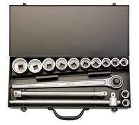 Draper 00369 15 Piece 3/4" Square Drive Elora Imperial Socket Set