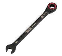 Draper 03879 Expert HI-TORQ - Llave combinada de trinquete métrica, 8 mm, color negro