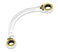 Draper 03934 Expert HI-TORQ - Llave de media luna con trinquete de doble anillo, 11 x 13 mm