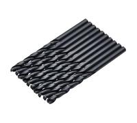 Draper 10 brocas HSS negras, 5 mm, 08826, para metal, madera y plástico