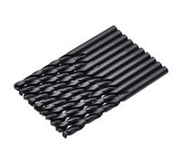 Draper 10 brocas HSS negras, 6,5 mm, 08833, para metal, madera y plástico
