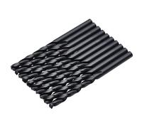 Draper 10 brocas HSS negras, 7 mm, 08834, para metal, madera y plástico
