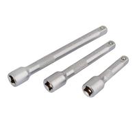Draper 16424 - Barra de extensión cuadrada (3 piezas, 1/4")