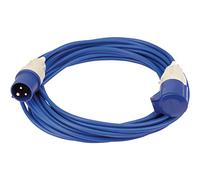 Draper 17569 Cable de extensión 16 A, 230 V, Azul, 14 m x 2,5 mm Square Drive