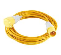 Draper 17570 Cable de extensión, 110 V, amarillo, 14 m x 1,5 mm