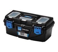 Draper 24194 Caja de herramientas de plástico con bandeja de mano, 13 pulgadas