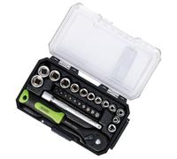 Draper 24233 HI-TORQ Juego de llaves métricas y brocas, 1/4 pulgadas cuadradas Dr. (25 piezas)