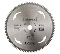 Draper 25873 TCT Hoja de sierra circular para madera, 315 x 30 mm, 96T, plata, talla única