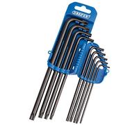 Draper 33748 - Juego de llaves Allen Torx/Tx-Star, 9 piezas, color azul