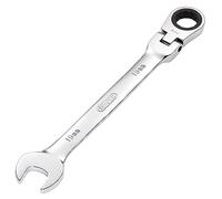 Draper 52021 - Llave de carraca métrica con cabeza flexible, tamaño de 19 mm, color azul