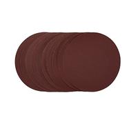 Draper 63015 discos de lijado, 150 mm, grano 240, PSA (paquete de 10), rojo, talla única