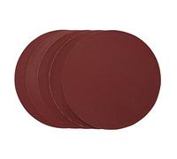 Draper 63045 discos de lijado, 200 mm, grano 240, PSA (paquete de 5), rojo, talla única