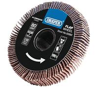Draper 93360 - Rueda de aleta (grano 80, óxido de aluminio, 10 x 60 mm)