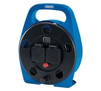 Draper 99294 - Carrete de cable (2 vías, 10 m) con luz de trabajo LED