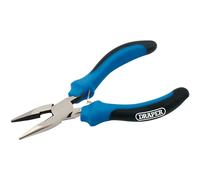 Draper Agarre Suave Nariz Larga Alicates Mini 125mm Doble Hoja Muelles 12538