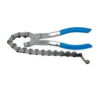 Draper Alicates de corte de tubo de escape de 230 mm, 15 discos de corte de acero de 19 mm, cadena de 355 mm, capacidad de corte de 83 mm de diámetro, 99495