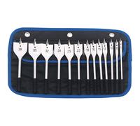 Draper Broca para Madera Plana Juego 13 Piezas 6A 38mm Mango Diámetro 6mm Bolsa