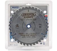 Draper CSB185MP/B Expert TCT - Hoja de sierra (185 x 20 mm x 36 T, azul)