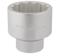 Draper Elora Vaso Cromo 12 Puntos Bi-Hex 2-9/16in 1in Cuadrado 67385