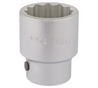 Draper Elora Vaso de Cromo 12 Puntos Bi-Hex 1-5/8in, Cuadradillo 1in, 53061