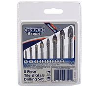 Draper Expert 48221 - Juego de brocas para azulejos y vidrio (8 piezas)